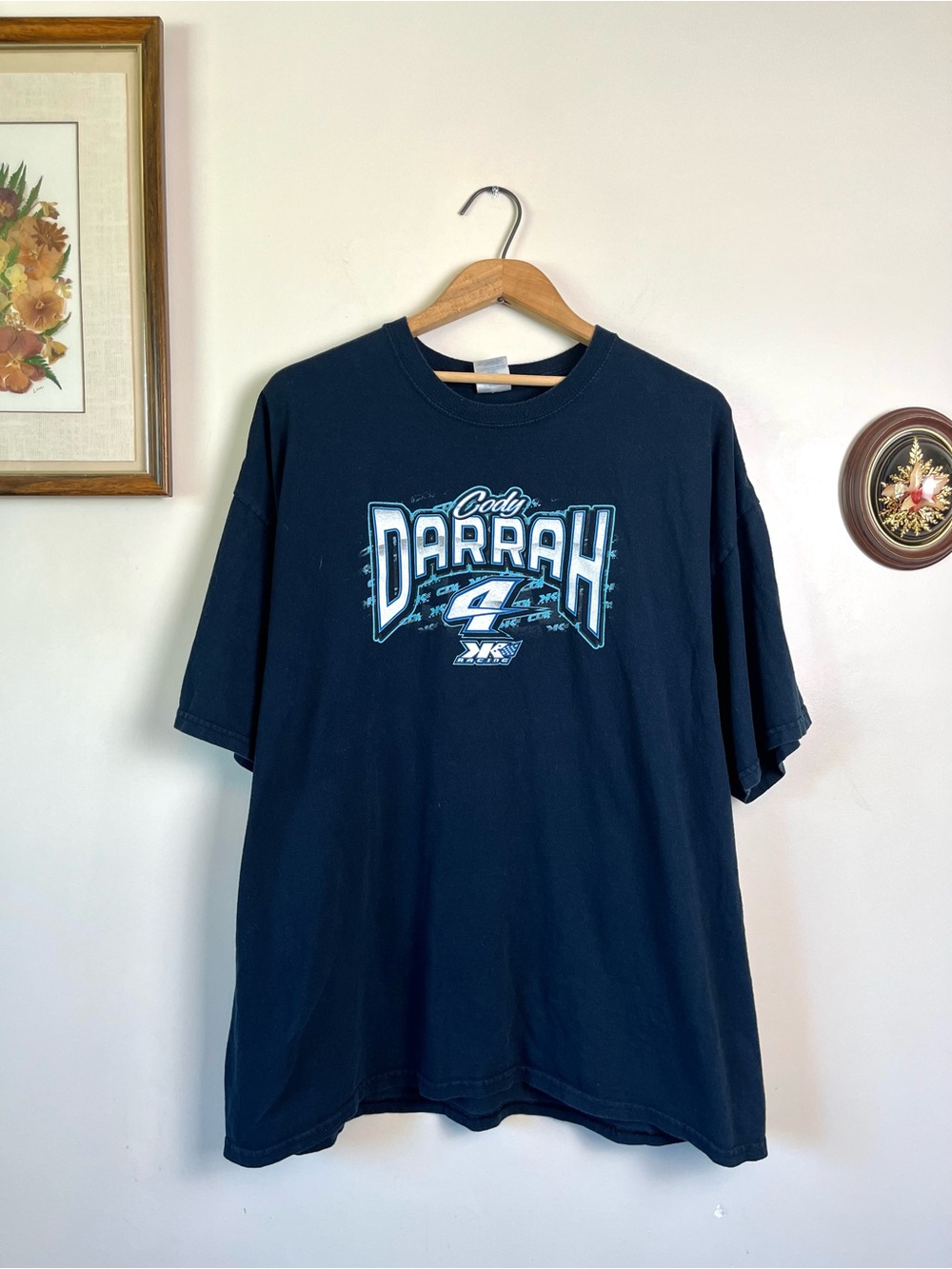 Y2K Cody Darrah Racing Navy Graphic Tee 2XL